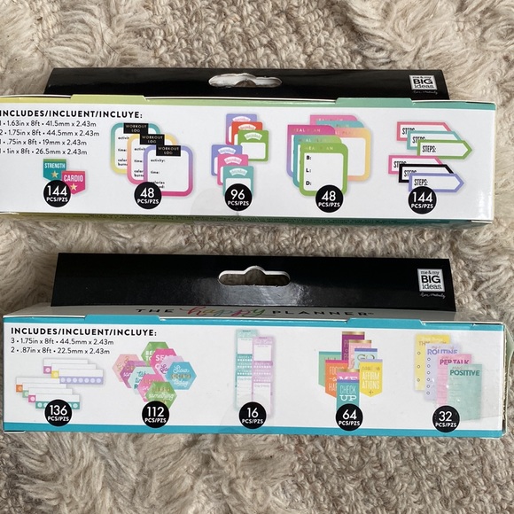 STICKER ROLLS THE HAPPY PLANNER WELLNESS & FITNESS - Picture 2 of 2